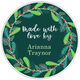 Green Wreath Round Gift Stickers Image 2 of 2